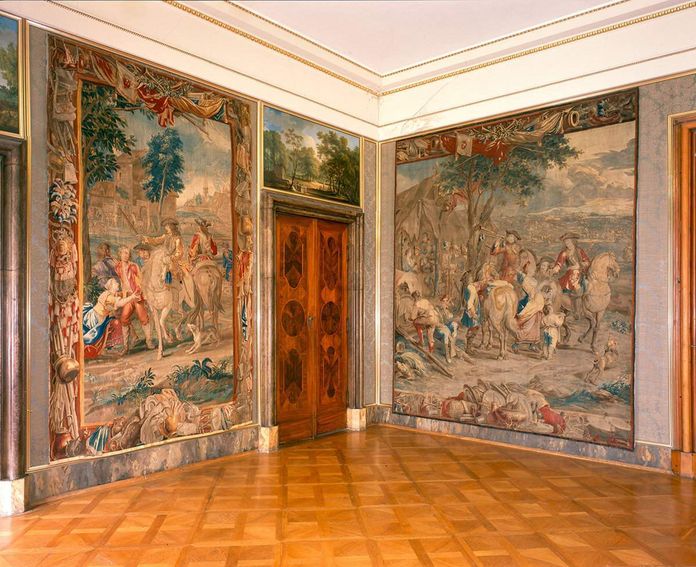 Residenzschloss Ludwigsburg, Tafelzimmer im alten Hauptbau