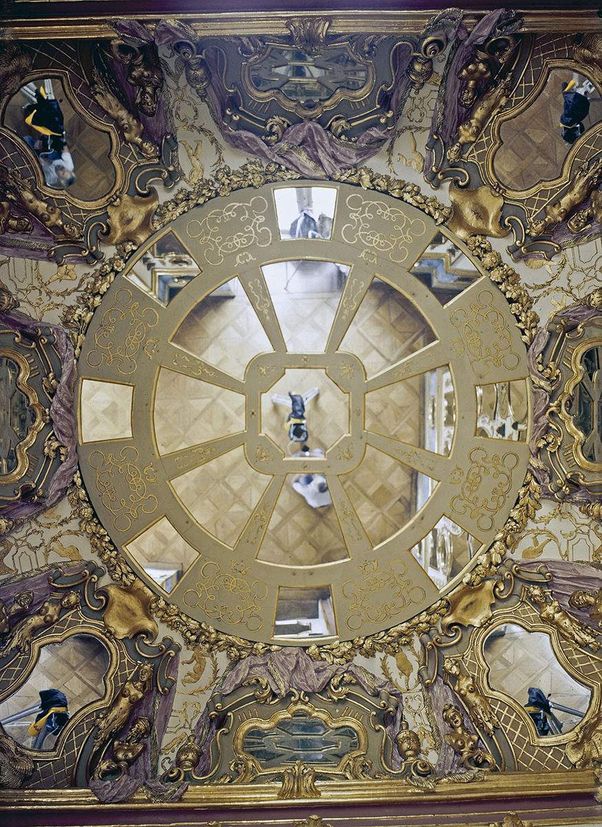 Residenzschloss Ludwigsburg, Decke im Spiegelsaal