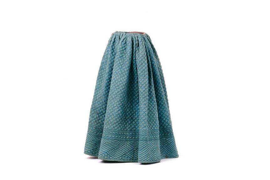 photo: LWM Henrick Zwietasch and Peter Frankenstein Quilted petticoat from the fashion museum at Ludwigsburg Residential Palace